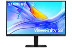 Samsung ViewFinity S8 S27D800UAU (LS27D800UAUXEN) 68,6 cm (27 colių) 4K UHD IPS monitorius, 3840 x 2160, 60 Hz, HDR10, USB-C 90W, reguliuojamo auk&scaron;čio, juodas