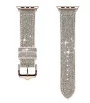 Dux Ducis apyrankė Apple Watch 7/6/5/4/3/2/SE (41/40/38mm), Sparkle Version, sidabrinė