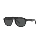 GIORGIO ARMANI MAN AR8173-500187 Stačiakampiai Akiniai Nuo Saulės Juodi/Pilki 52mm