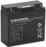 EUROPOWER EV Series AGM akumuliatorius 12V 20Ah (C10) giliai ciklinis VRLA