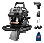 Bissell SpotClean Hydrosteam Pro cilindrinis garinis valytuvas 1.9 L 1000 W juoda, vario, permatoma
