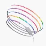 Nanoleaf Essentials NF085K02-5ALS Matter i&scaron;manioji daugiaspalvė HD ap&scaron;vietimo juosta, pradinis rinkinys, 5 m, 300 LED, 16 mln.+ spalvų, 550 lm, 18 W, 2700-6500 K, Wi-Fi/Bluetooth