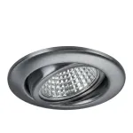 BRUMBERG NV Įleidžiamasis Prožektorius 50W GX5.3 Matinis Chromas Sukamas