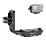 PULUZ PU768B narvelio bėgelis DJI Osmo Action 5 Pro / 4, horizontaliam ir vertikaliam naudojimui