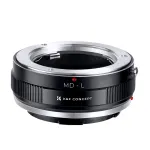 K&F Adapter Minolta MD/MC Lens to Leica L-Mount Camera - Black