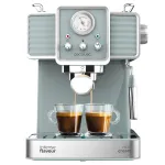 Cecotec Power Espresso 20 Tradizionale Espresso Machine, 20 bar, 850 W, 1.5 L, Black/Silver