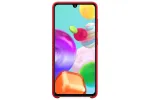Samsung Galaxy A41 Silicone Cover Case Red