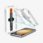 Spigen Glas.tR EZ Fit Grūdinto stiklo apsauginė plėvelė, skirta Samsung Galaxy S23 (2 vnt.) Skaidri