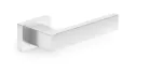 HANDLE DOOR CUBE RT CHROME &ndash; Polished Chrome Lever Door Handle Set with Square Rosette