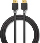 Nedis High Speed HDMI laidas su Ethernet - 4K@60Hz, ARC, 18 Gbps, 1,00 m, antracito