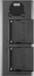 Newell DL-USB-C dviejų kanalų įkroviklis NP-F550/770/970 akumuliatoriams (NL2120)
