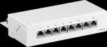 Wentronic Goobay 62069 26 prievadų Cat6 S/UTP ekranuotas prievadų skydas, 1U 19 colių stovo montavimas, baltas