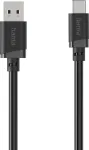 Hama USB-A į USB-C kabelis, 0,5 m, juodas (00201818)