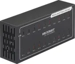 Voltcraft UC-20C400W01 20 prievadų USB-C įkrovimo stotis 400W 5V/3A vienam prievadui, metalinis korpusas su aktyviu au&scaron;inimu VC-16676850
