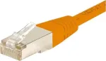 EXERTIS CONNECT Cat6 F/UTP komutacinis kabelis, oranžinis, 3,0 m, plonas apsauginis gnybtas 234130