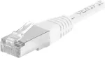 EXERTIS CONNECT Cat.6a F/UTP komutacinis kabelis, 3 m, baltas, 10 Gbps, RJ45, plonas su apsauga nuo užkliuvimo 859581