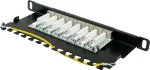 GoodConnections Alcasa GC-N0130 Cat6a ekranuotas RJ45 Keystone modulis - 10GbE, 22-26 AWG, juodas