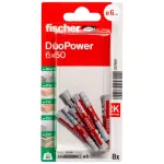 Fischer DuoPower 6 x 50 K NV universalus kai&scaron;tis, 1 rinkinys (537650)
