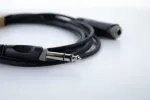 Cordial 14825 6,3 mm TRS jack prailginimo kabelis, 5 m, juodas