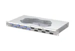 METZ CONNECT 6 prievadų SC-D OS2 optinio pluo&scaron;to suvirinimo patchelinė panelė, 1U, 12 pluo&scaron;tų, &scaron;viesiai pilka 150459E206-F