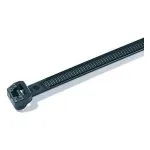 HellermannTyton OS serijos lauko dantytuoju profiliu kabelių rai&scaron;tis 100 x 2,5 mm, juodas, 100 vienetų 118-04700
