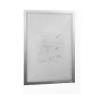 DURABLE DURAFRAME&reg; WALLPAPER A3 sidabrinis savaiminio klijavimo informacinis rėmelis 484423