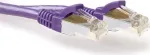 ACT FB2305 5 m Cat6a S/FTP LSZH tinklo kabelis, violetinės spalvos
