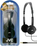 JVC HA-L50-B ausinės, laidinės, lankstus lankelis, juodos
