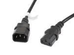 Lanberg CA-C13E-11CC-0030-BK Stromkabel Schwarz 3 m C13-Koppler C14-Koppler (CA-C13E-11CC-0030-BK)