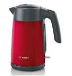 Elektrinis virdulys Bosch TWK7L464 &ndash; 1,7 l, 2400 W, raudonas, plastikinis korpusas