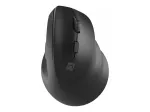 Belaidė vertikali optinė pelė NATEC CRAKE 2 &ndash; Bluetooth 5.2, 2400 DPI, 6 mygtukai, de&scaron;inei rankai, juoda