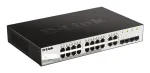 D-Link DGS-1210-20 valdomas L2 Gigabit Ethernet (10/100/1000) 1U juodas