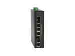 LevelOne IFP-0801 8 prievadų Fast Ethernet PoE pramoninis jungiklis, 4 PoE i&scaron;ėjimai, 802.3at/af PoE, 126 W, -40&deg;C iki 75&deg;C