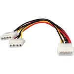 Vidinis maitinimo kabelis Equip, Molex (4 kontaktų), 2 x Molex (4 kontaktų), 0,2 m, vyri&scaron;kas, moteri&scaron;kas, tiesus