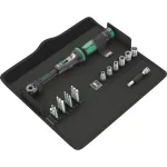 Dinamometrinis raktas Click-Torque 1/4'' 2,5-25 Nm, 20 dalių