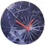 NeXtime 8147 Crash sieninis laikrodis, &Oslash;43 cm, mėlynas