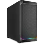 Sharkoon MK4 RGB Strip Micro Tower korpusas juodas