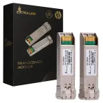 Extralink EX.35924 SFP+ 10G modulių pora, 1310 nm, 40 km, vienmodė skaidula, DOM