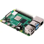 Raspberry Pi 4 Model B vienplok&scaron;tis kompiuteris, Broadcom BCM2711 1,5 GHz, 2 GB LPDDR4, žalias