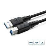 MicroConnect ColorFlex USB 3.2 A-B Gen 1 jungiamasis laidas, 2 m, LSZH be halogenų