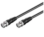 Koaksialinis kabelis Microconnect 50088 BNC BNC 10 m Juodas