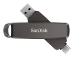 SanDisk Extreme PRO Dual Drive 256 GB USB laikmena, USB-C, 1000/900 MB/s, juoda