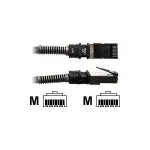 Pataisos kabelis PatchSee PCI6-F/16 RJ-45 Cat6a 4,9 m Juodas