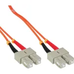 InLine Fiber Optinis Duplekso Laidas SC/SC 50/125&micro;m OM2 15m