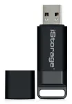 iStorage datAshur BT IS-FL-DBT-256-64 &scaron;ifruota USB atmintinė, 64 GB, USB 3.2 Gen 1, autentifikavimas i&scaron;maniuoju telefonu per Bluetooth, AES-XTS 256 bitų aparatinis &scaron;ifravimas, dviejų veiksnių autentifikavimas per SMS, paruo&scaron;ta nuotoliniam valdymui
