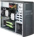 Super Micro Supermicro SC732 D3-1K26B - MDT - I&scaron;plėstinis ATX 1200 W (PS/2) - Juodas - USB/Garsas (CSE-732D3-1K26B)