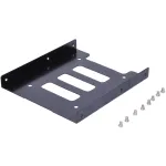 Tvirtinimo rėmelis ultron vidinis 1x2.5 colio SSD/HDD Metal black (377213)