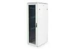DIGITUS 36HE Unique tinklo spinta 600x800 mm stiklinės durys pilka