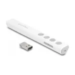 DeLOCK USB lazerinė pateikėja balta su belaidžiu USB RF nano imtuvu