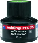 Papildymas markeriui Edding HTK 25 &scaron;viesiai žalia 25 ml